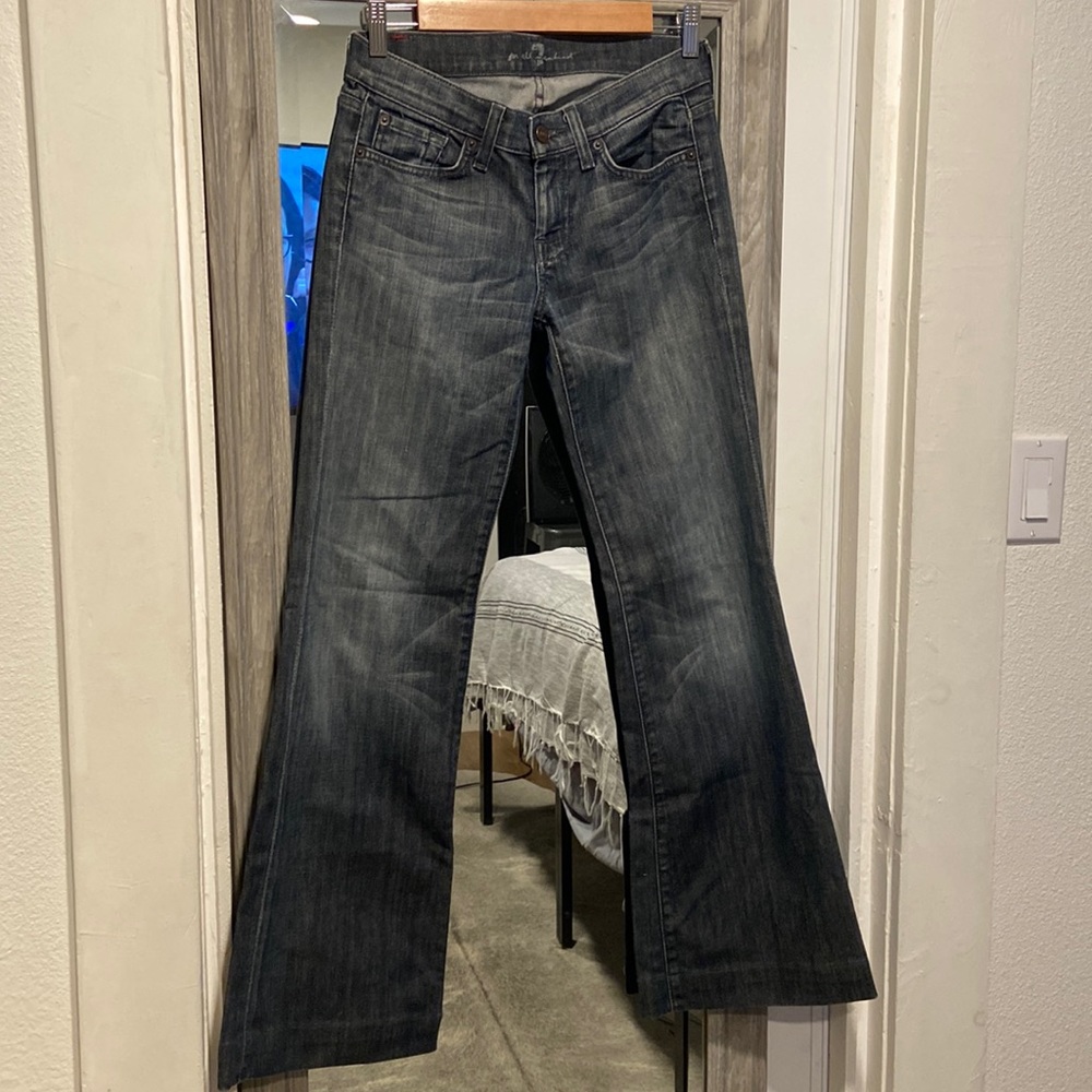 7 for all mankind size 26 wide leg